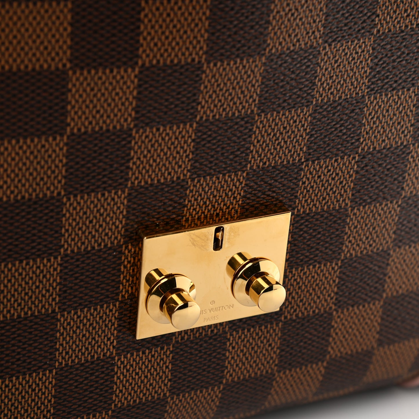 Damier Ebene Caissa Clutch Rose Ballerine