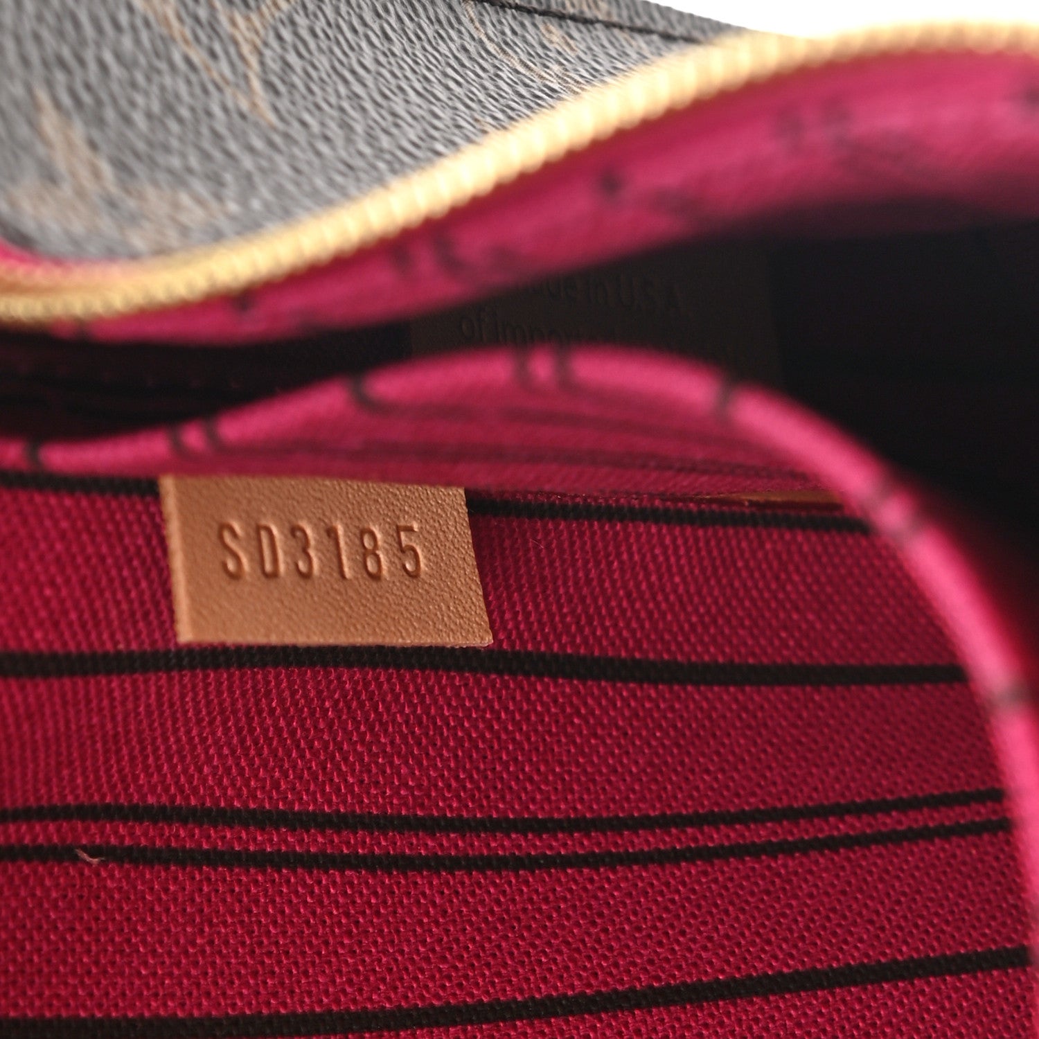 Louis Vuitton Monogram Neverfull MM GM Pochette Pivoine 7 of 7