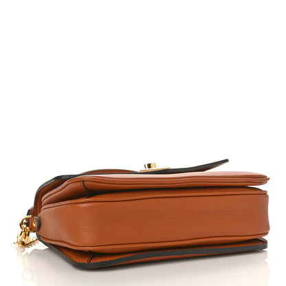 Louis Vuitton Grained Calfskin Lockme Oxford Cognac 4 of 11
