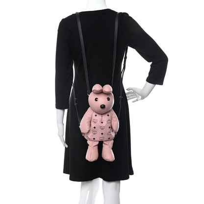 MCM Calfskin Visetos Rabbit Zoo Doll Backpack Soft Pink 2 of 10