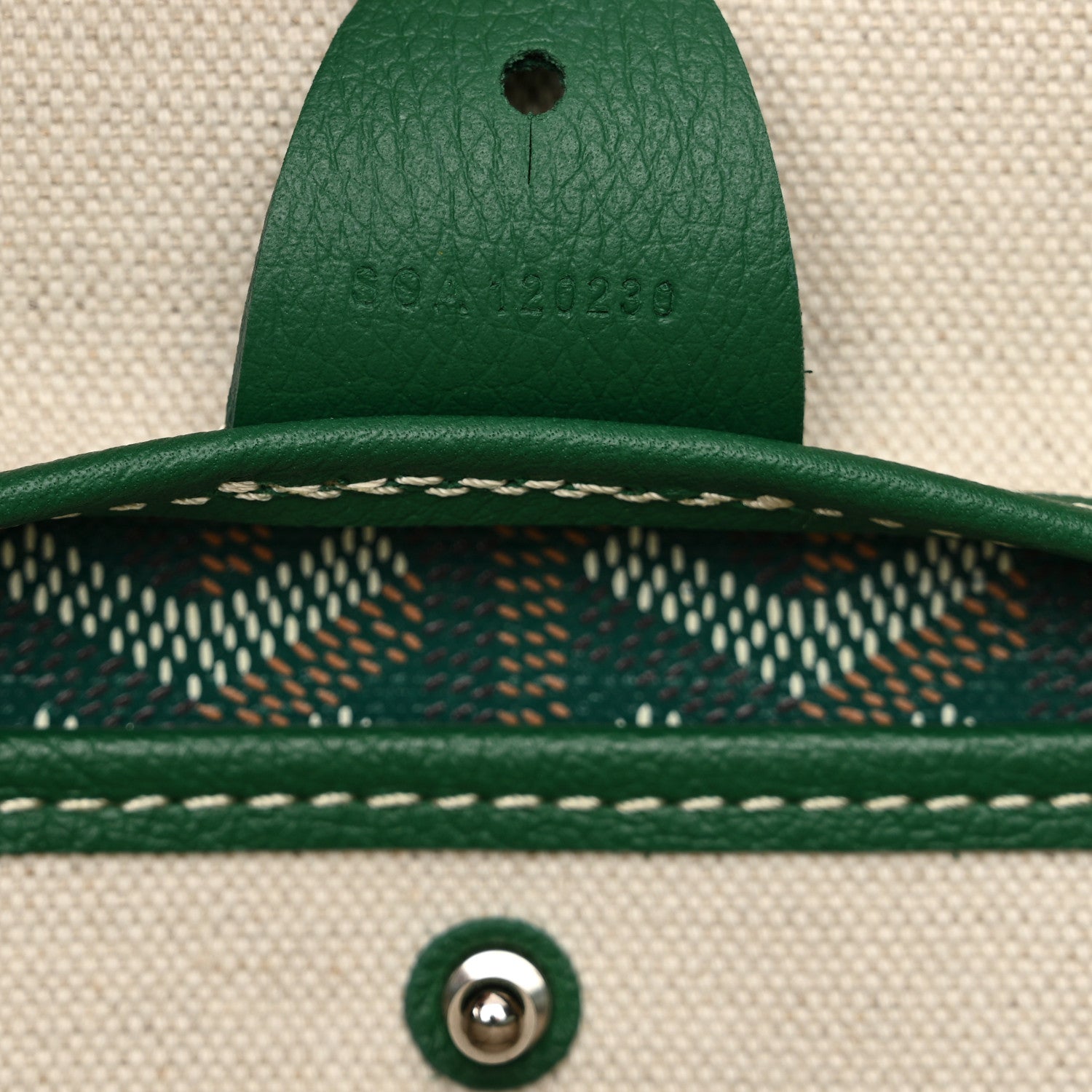 Goyard Goyardine Artois MM Green 7 of 12