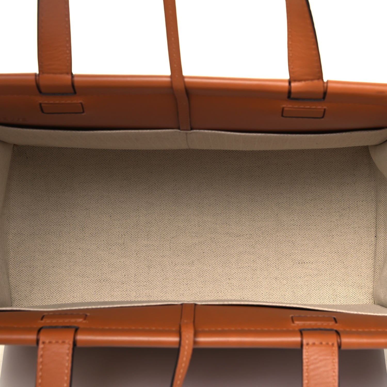 Loewe Grained Calfskin Cushion Tote Tan 7 of 10