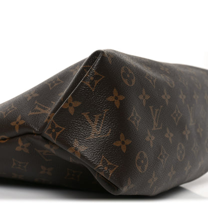 Louis Vuitton Monogram Flower Zipped Tote MM Black 13 of 16