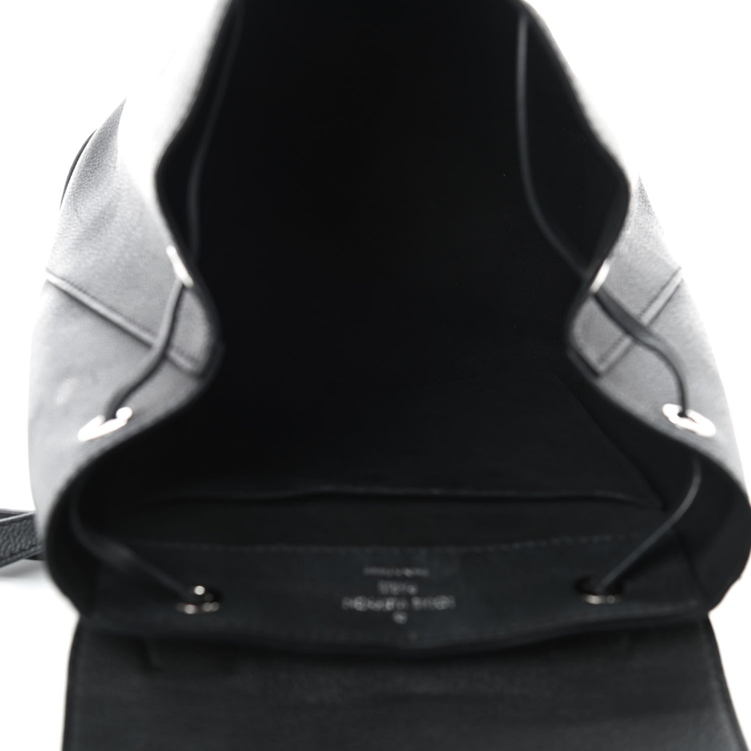 Louis Vuitton Calfskin Lockme Backpack Black 5 of 8