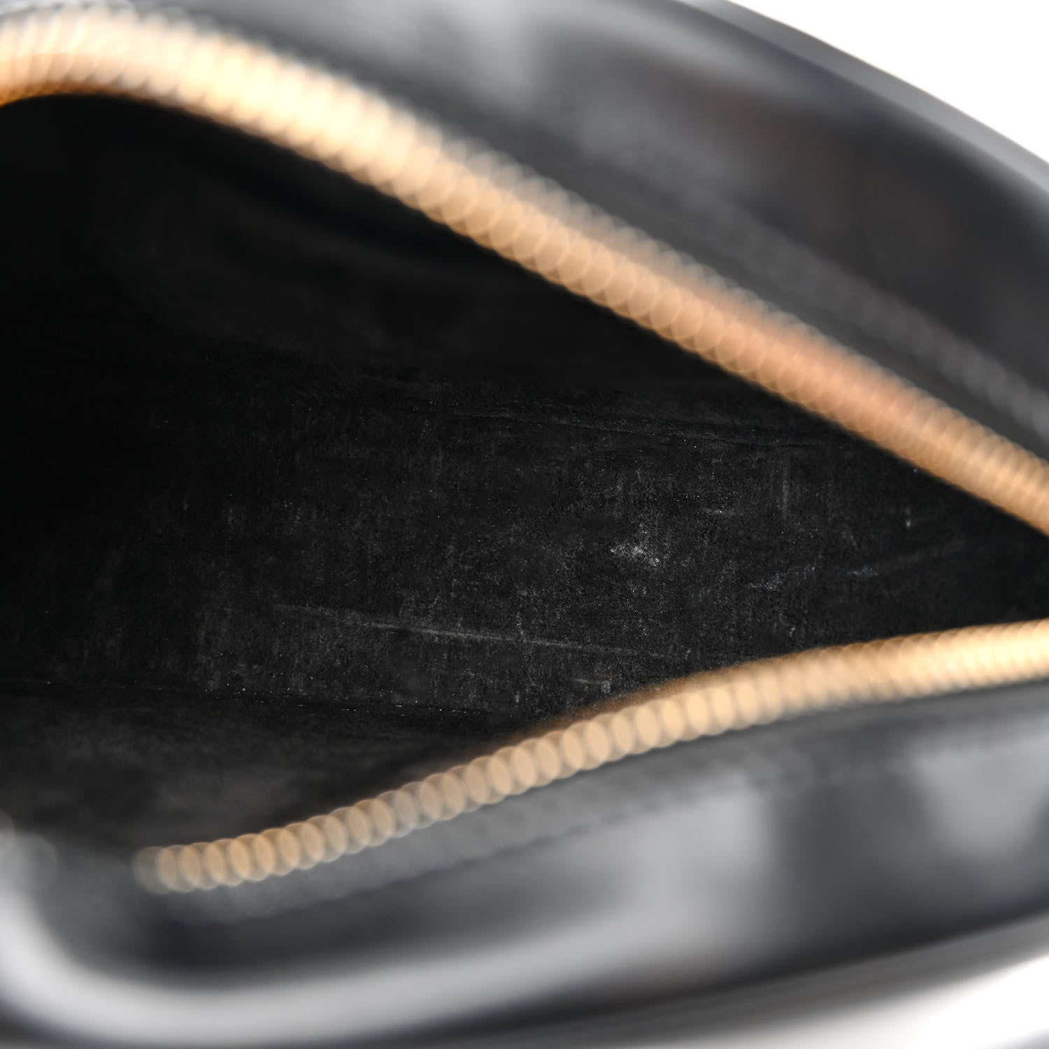 Celine Smooth Calfskin Cuir Triomphe Oval Bag Black 5 of 9