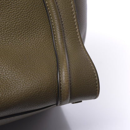 Celine Drummed Calfskin Mini Luggage Jungle 15 of 18