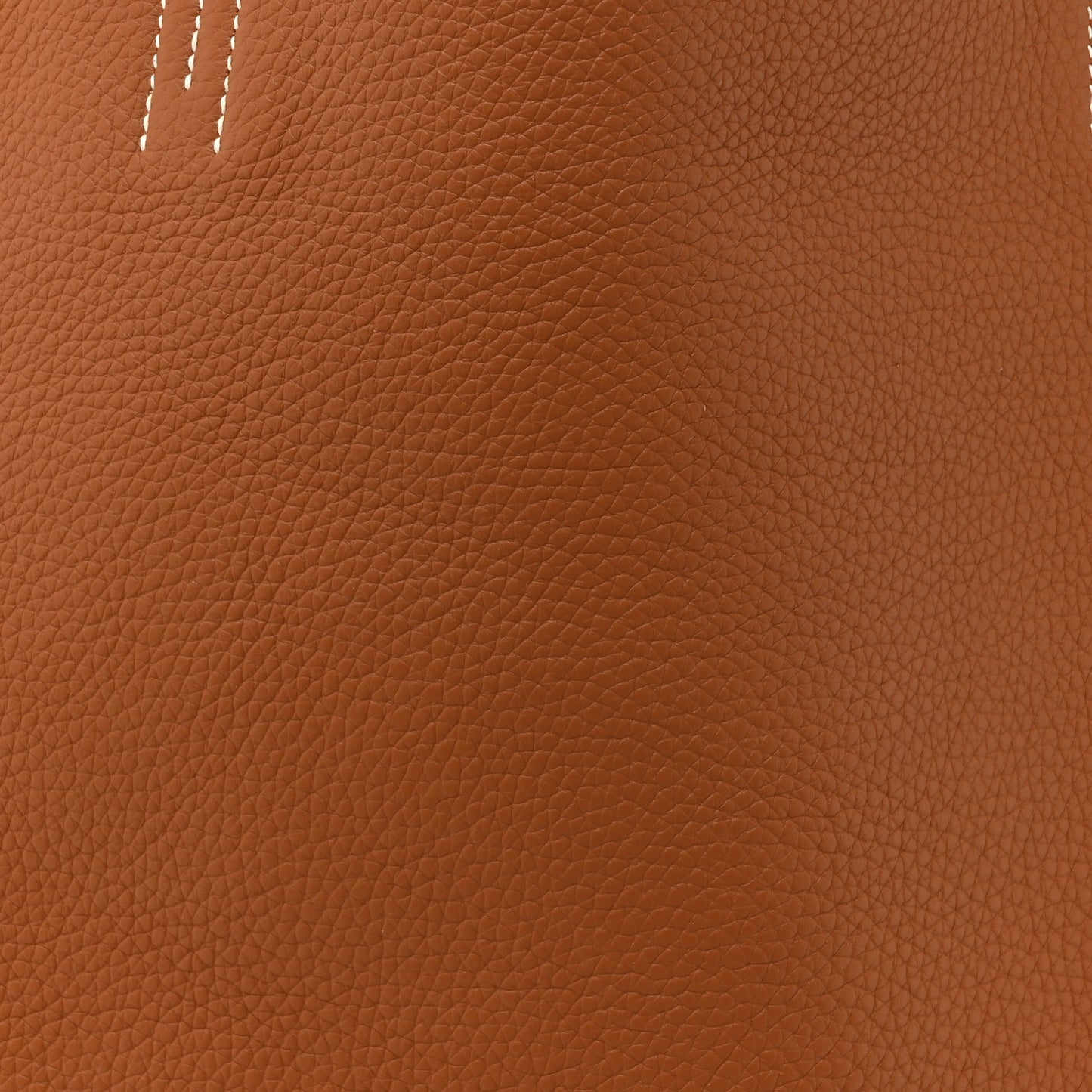 Taurillon Clemence Double Sens Reversible Tote 35 Gold Orange