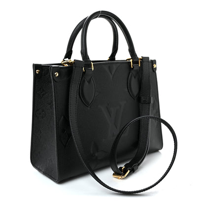 Louis Vuitton Empreinte Monogram Giant Onthego PM Black 3 of 9