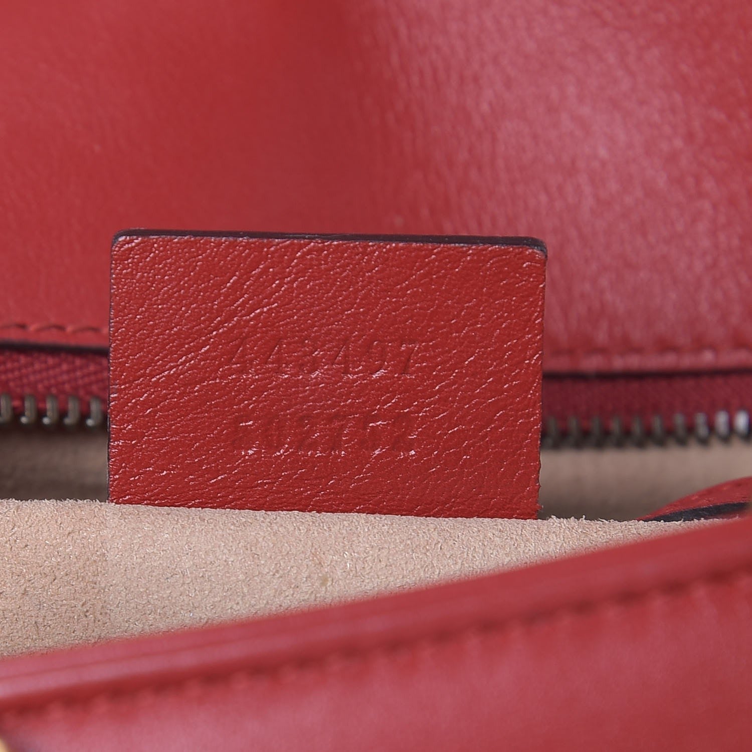 Gucci Calfskin Matelasse Small GG Marmont Shoulder Bag Hibiscus Red 7 of 19