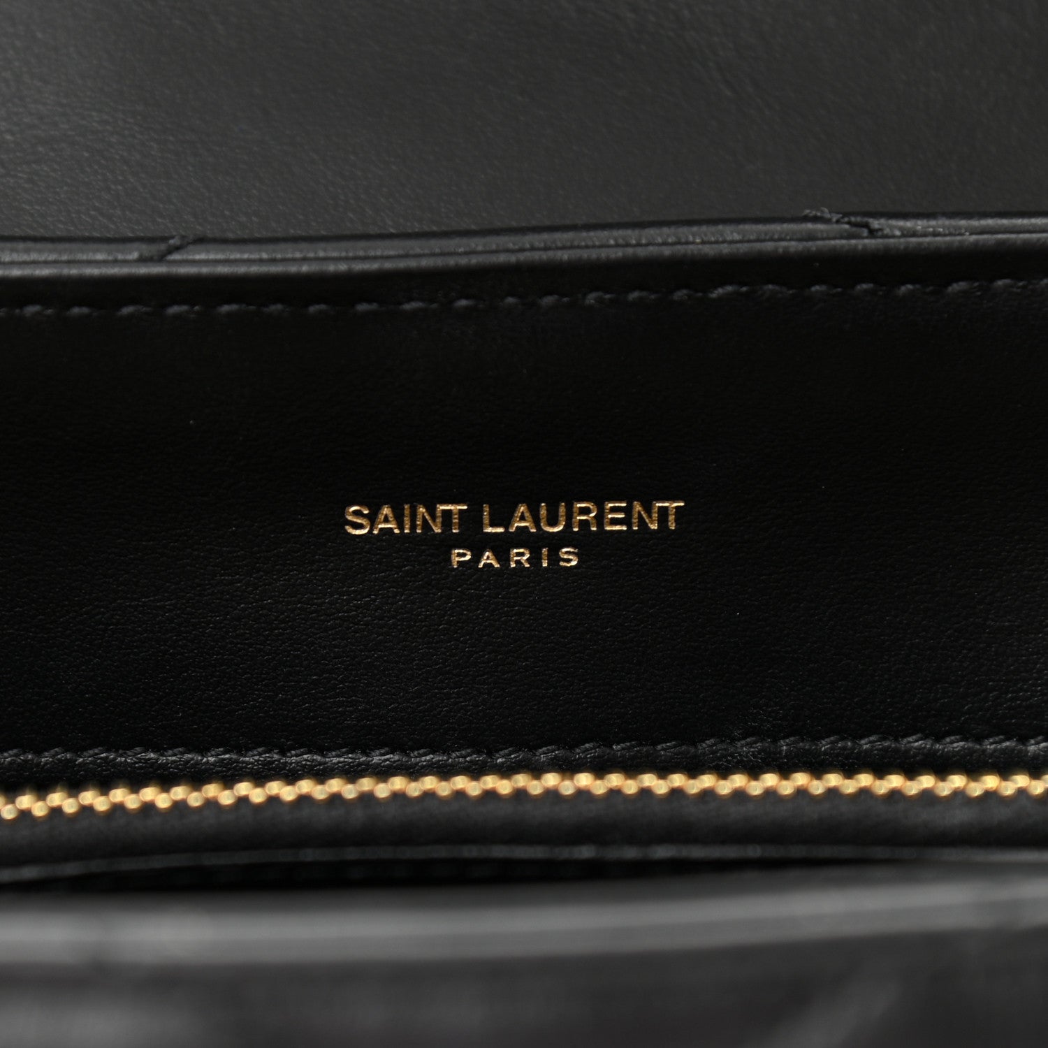 Saint Laurent Calfskin Y Quilted Monogram Medium Loulou Chain Satchel Black 6 of 10