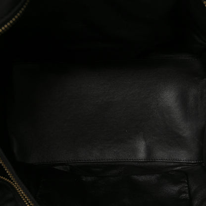 Celine Snakeskin Smooth Calfskin Mini Luggage Black 4 of 7