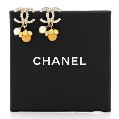 Chanel Crystal CC Drop Earrings 5 of 5