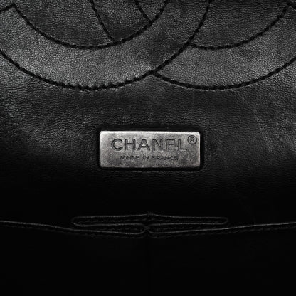 Chanel Metallic Python Quilted 2.55 Reissue 226 Flap Blue 8 of 15