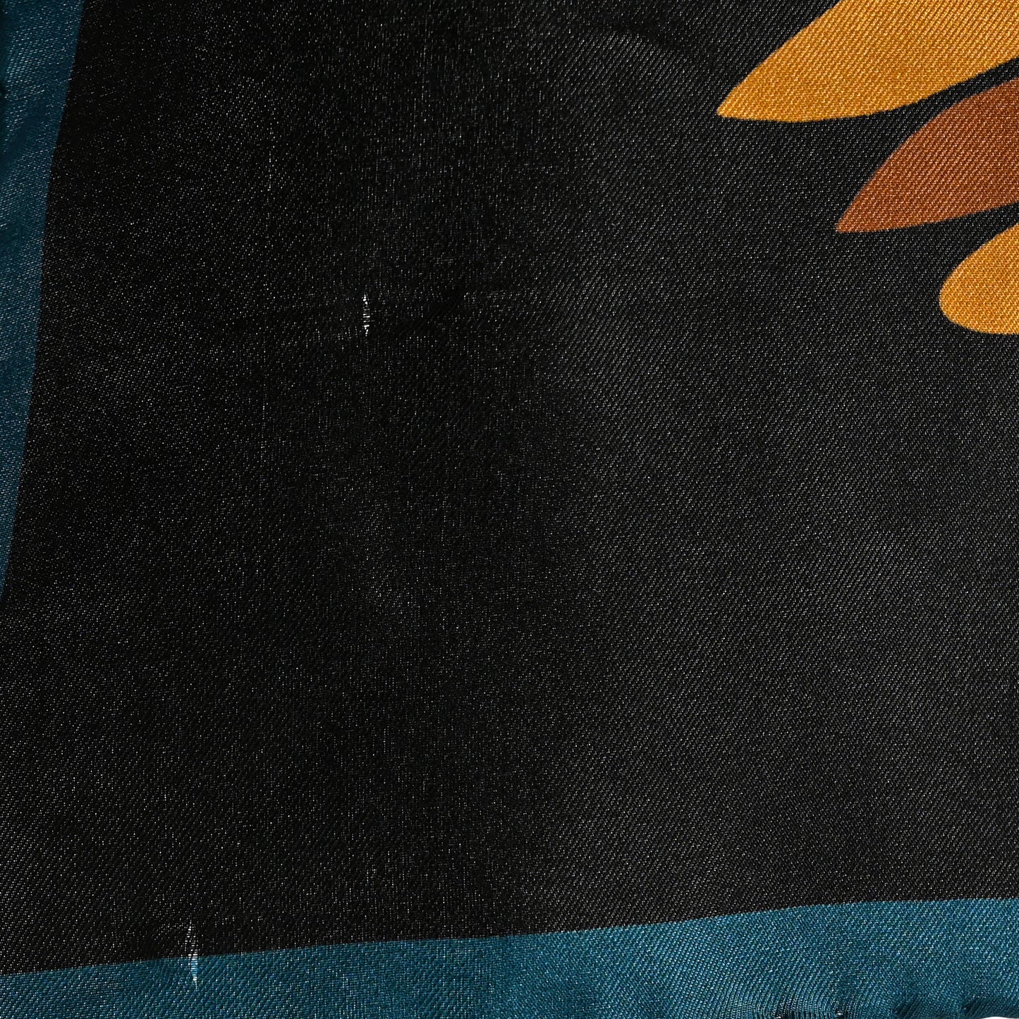 Silk Egyptian CC Scarf Black