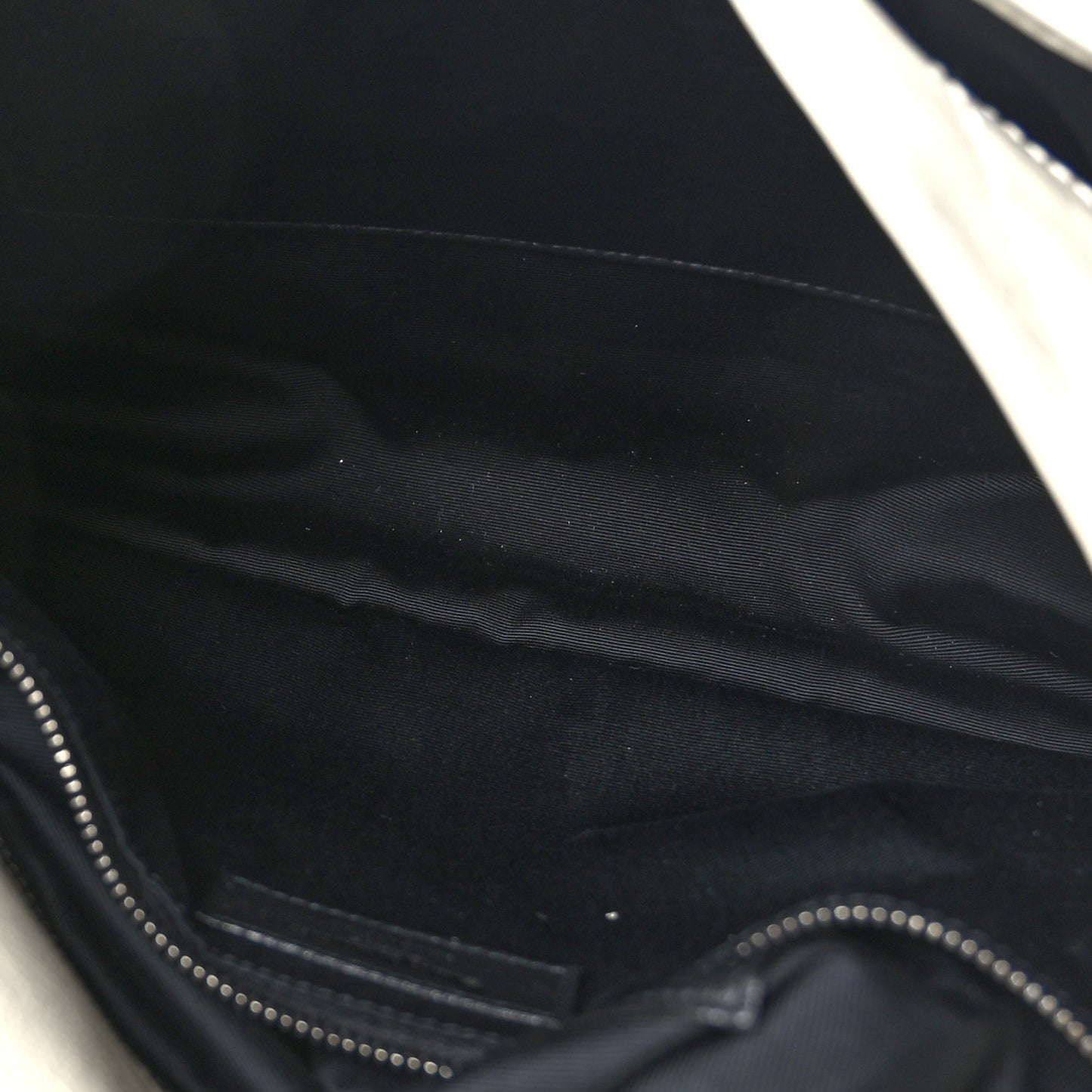 Crinkled Calfskin Matelasse Monogram Medium Niki Chain Satchel Crema Soft