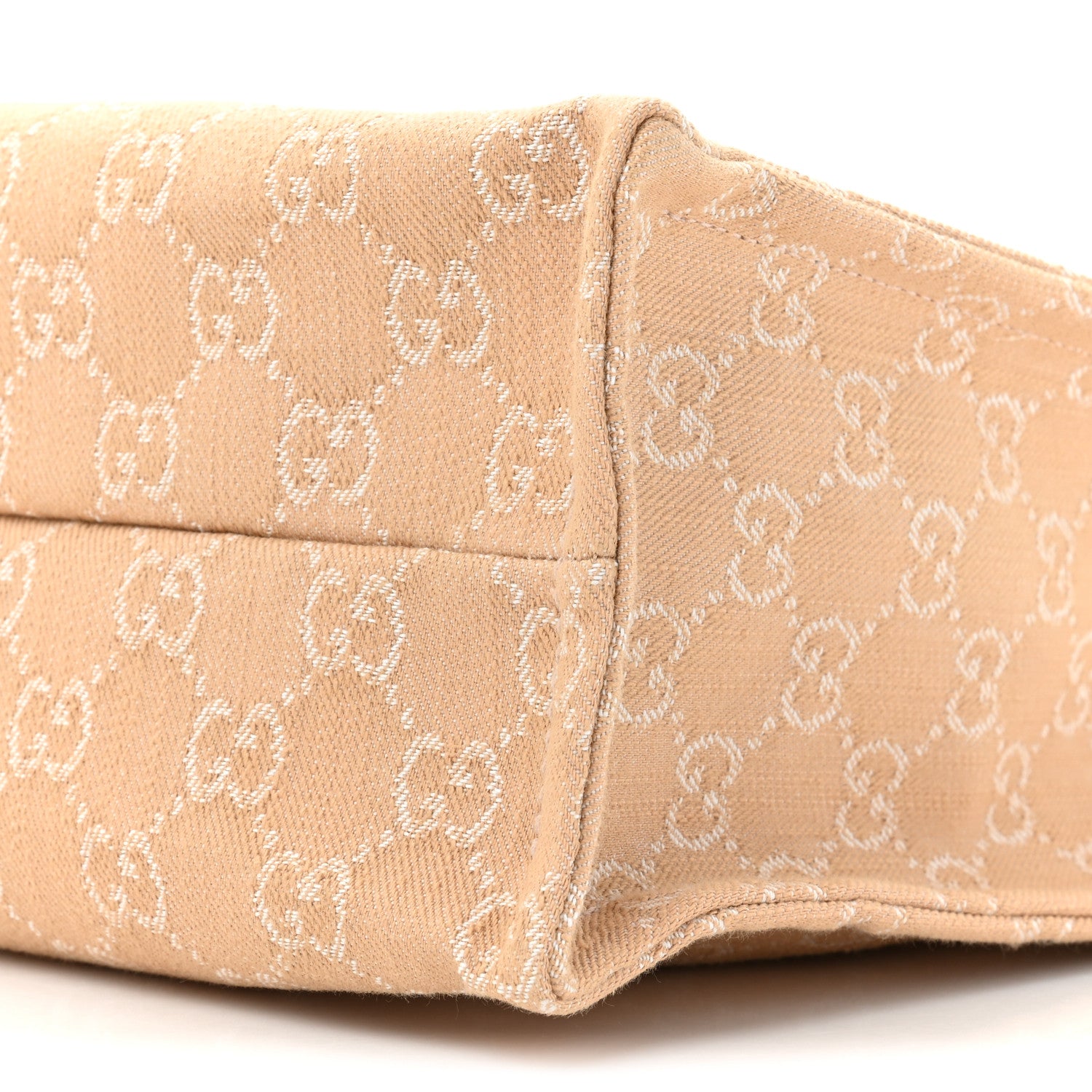 Gucci Denim Ophidia GG Monogram Tote Medium Light Beige 11 of 13