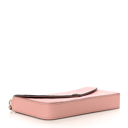 Louis Vuitton Empreinte Pochette Felicie Chain Wallet Rose Poudre 5 of 12