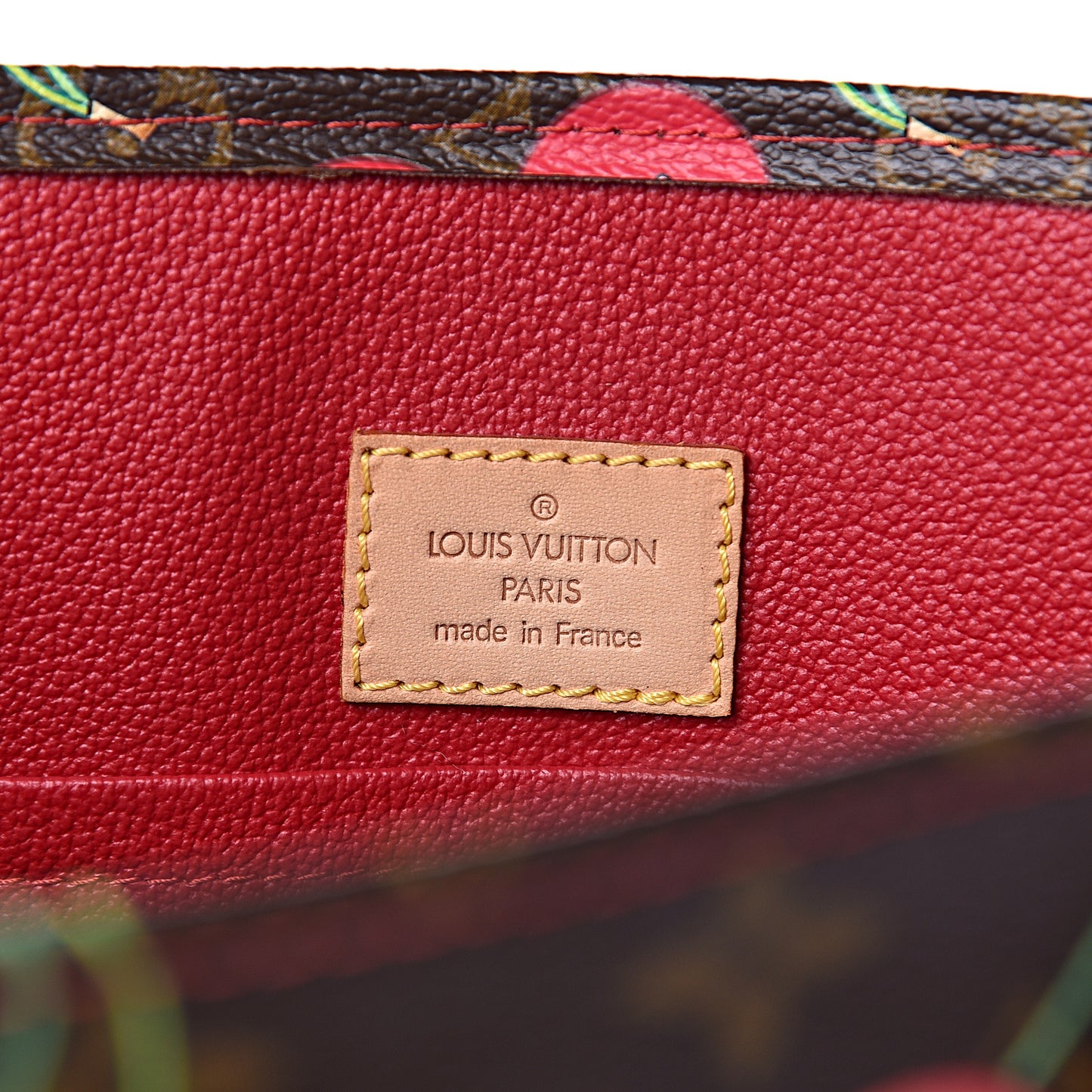 Monogram Cerises Sac Plat