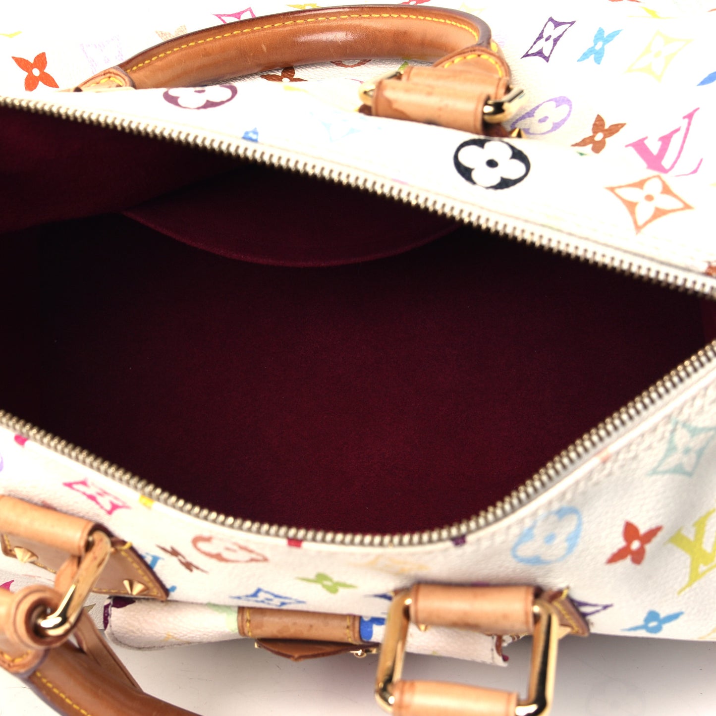 Monogram Multicolor Speedy 30 White