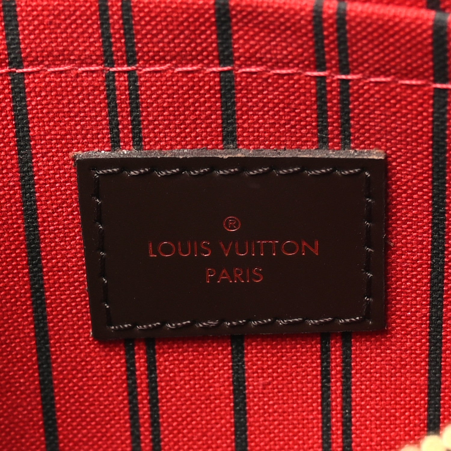 Louis Vuitton Damier Ebene Neverfull MM GM Pochette 6 of 6
