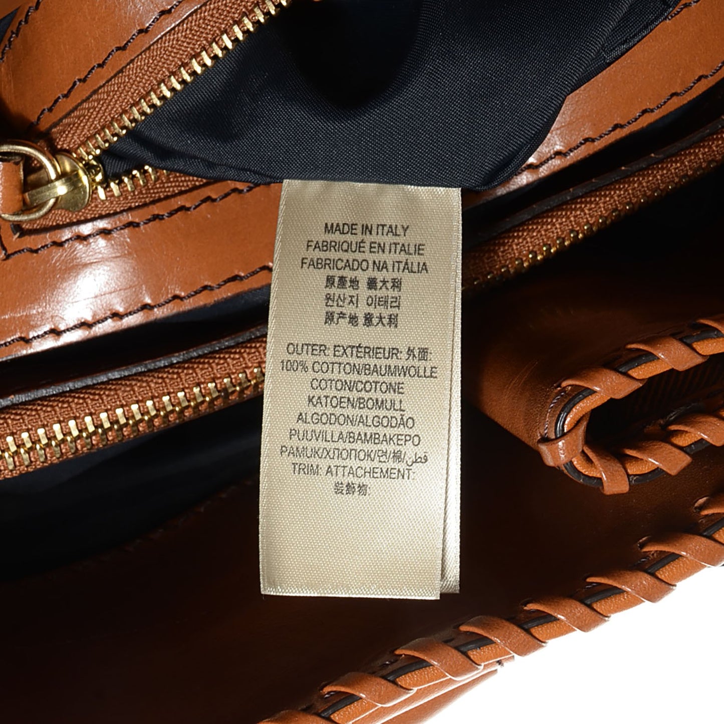 House Check Whipstitch Medium Tote Ochre