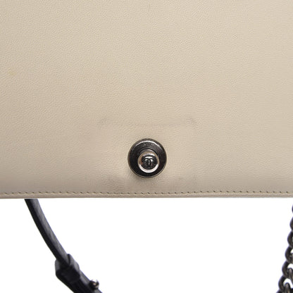 Chanel Lambskin Quilted Large Boy Flap Black White 11 of 18