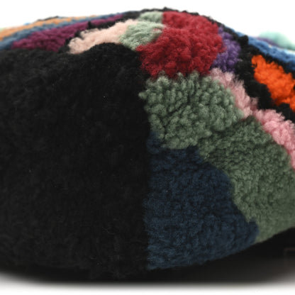 Fendi Shearling Geometric Monster Backpack Multicolor 10 of 10