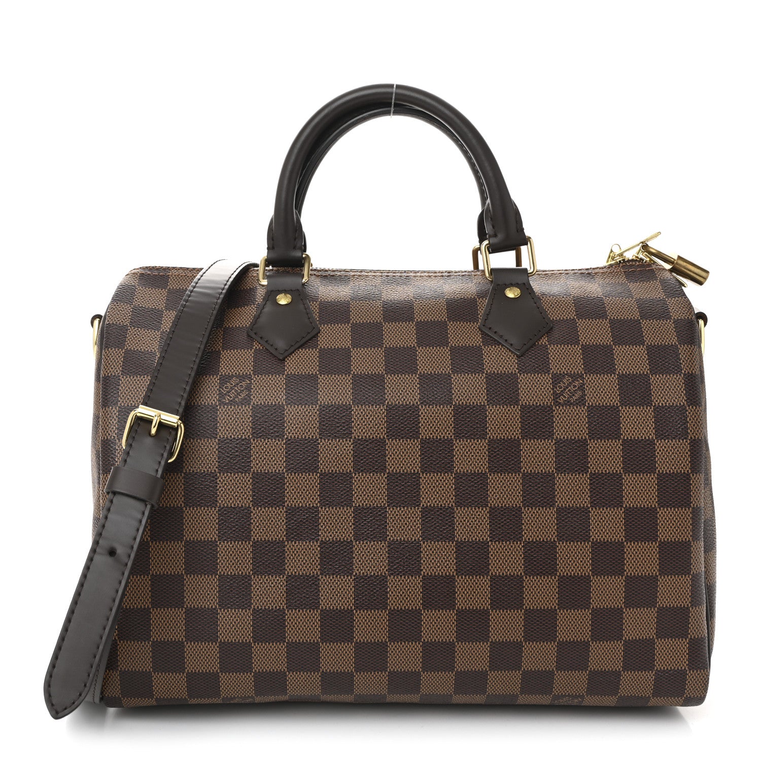 Louis Vuitton Damier Ebene Speedy Bandouliere 30 1 of 10