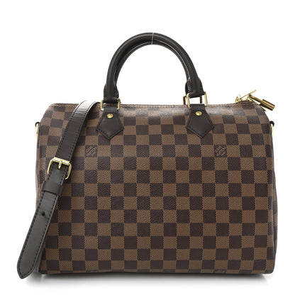 Louis Vuitton Damier Ebene Speedy Bandouliere 30 1 of 10