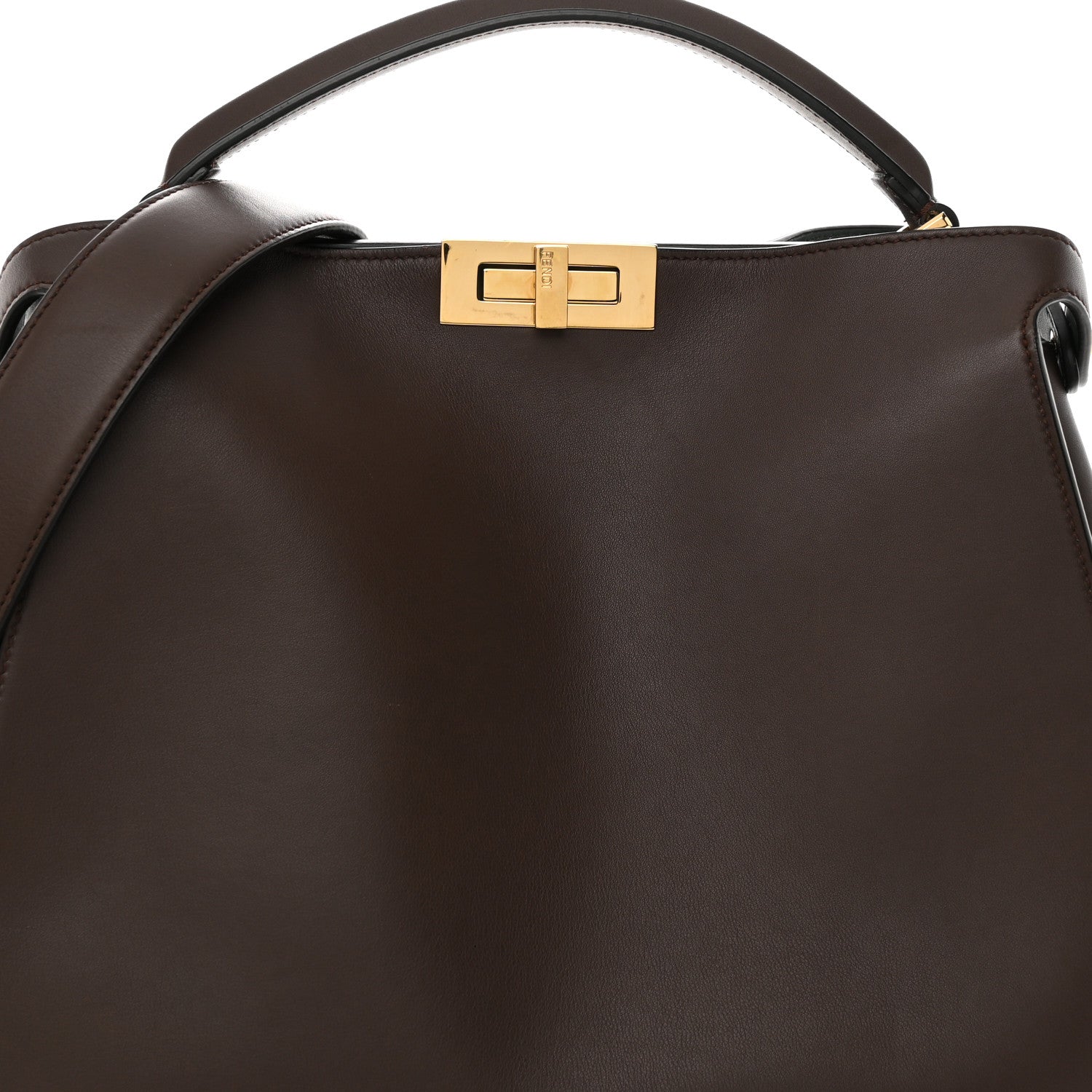 Fendi Vitello Tahiti Burro Large Peekaboo Iconic Essentially Satchel Maya Moresco Malachite 8 of 24