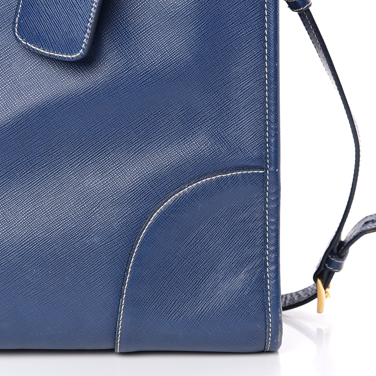 Prada Saffiano Lux Tote Bluette 12 of 20