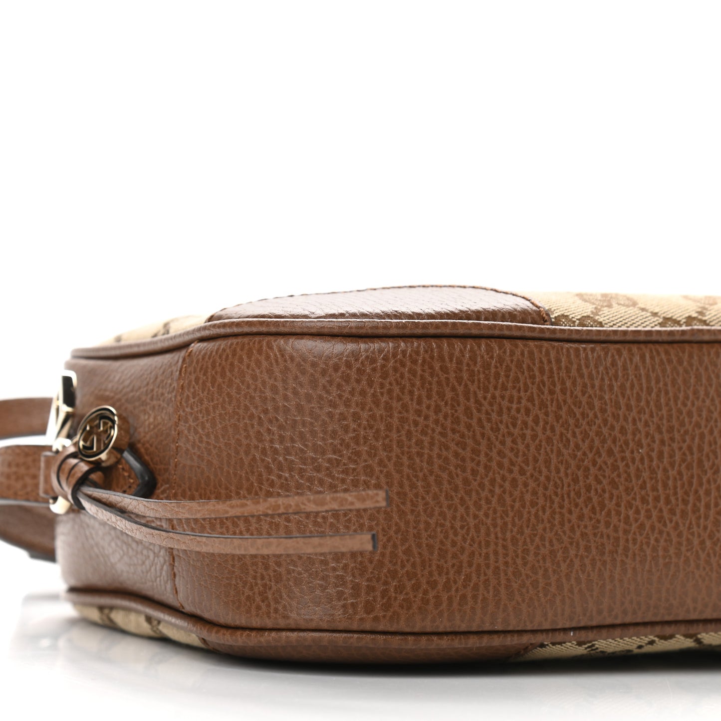 Monogram Mini Bree Messenger Bag Beige Tabacco