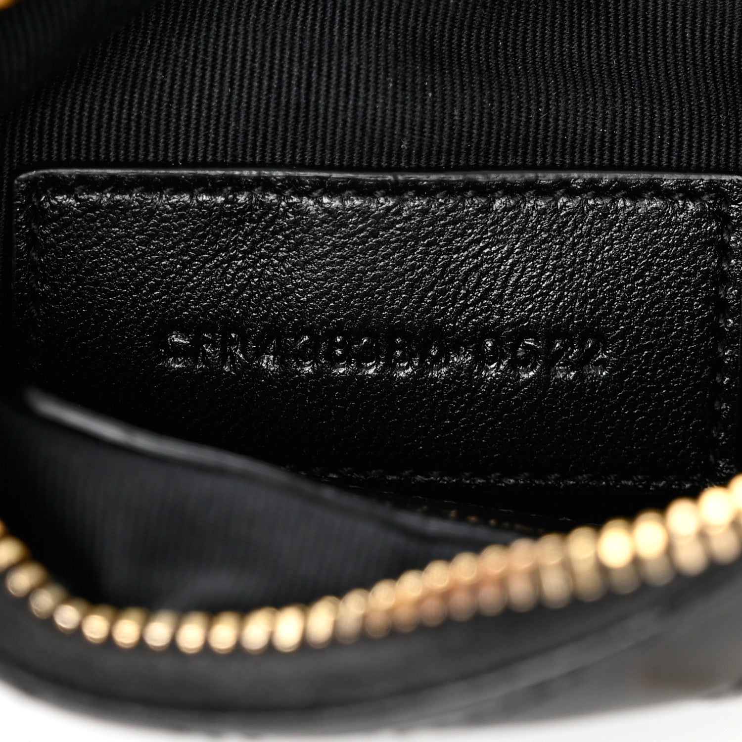 Saint Laurent Calfskin Matelasse Monogram Key Pouch Black 7 of 8