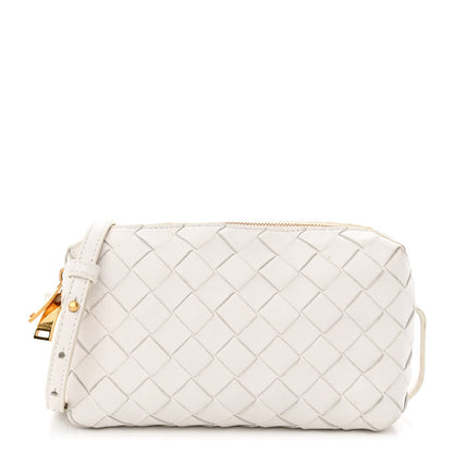 Bottega Veneta Nappa Intrecciato Crossbody White 1 of 12