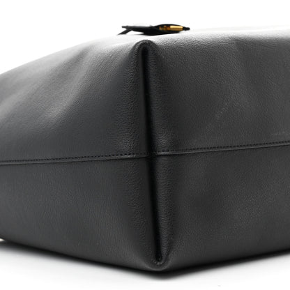 Saint Laurent Calfskin Large Shopping Tote Black 10 of 13