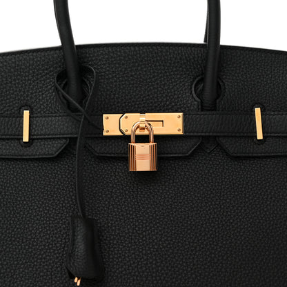 Hermes Togo Birkin 30 Black 8 of 12