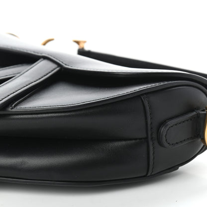 Christian Dior Calfskin Mini Saddle Bag Black 8 of 9