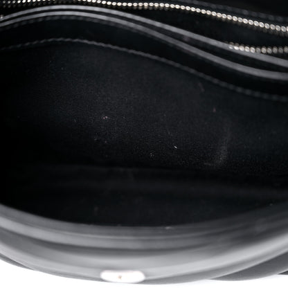 Saint Laurent Calfskin Y Quilted Monogram Toy Loulou Crossbody Bag Black 13 of 16