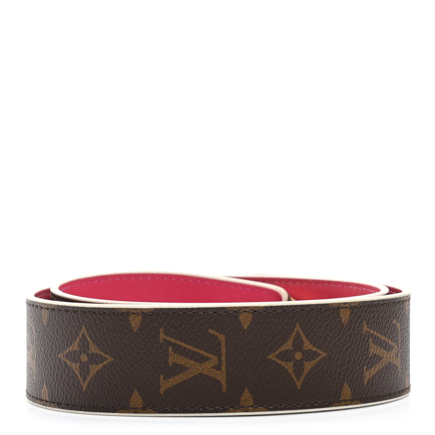 Monogram Bandouliere Shoulder Strap Hot Pink