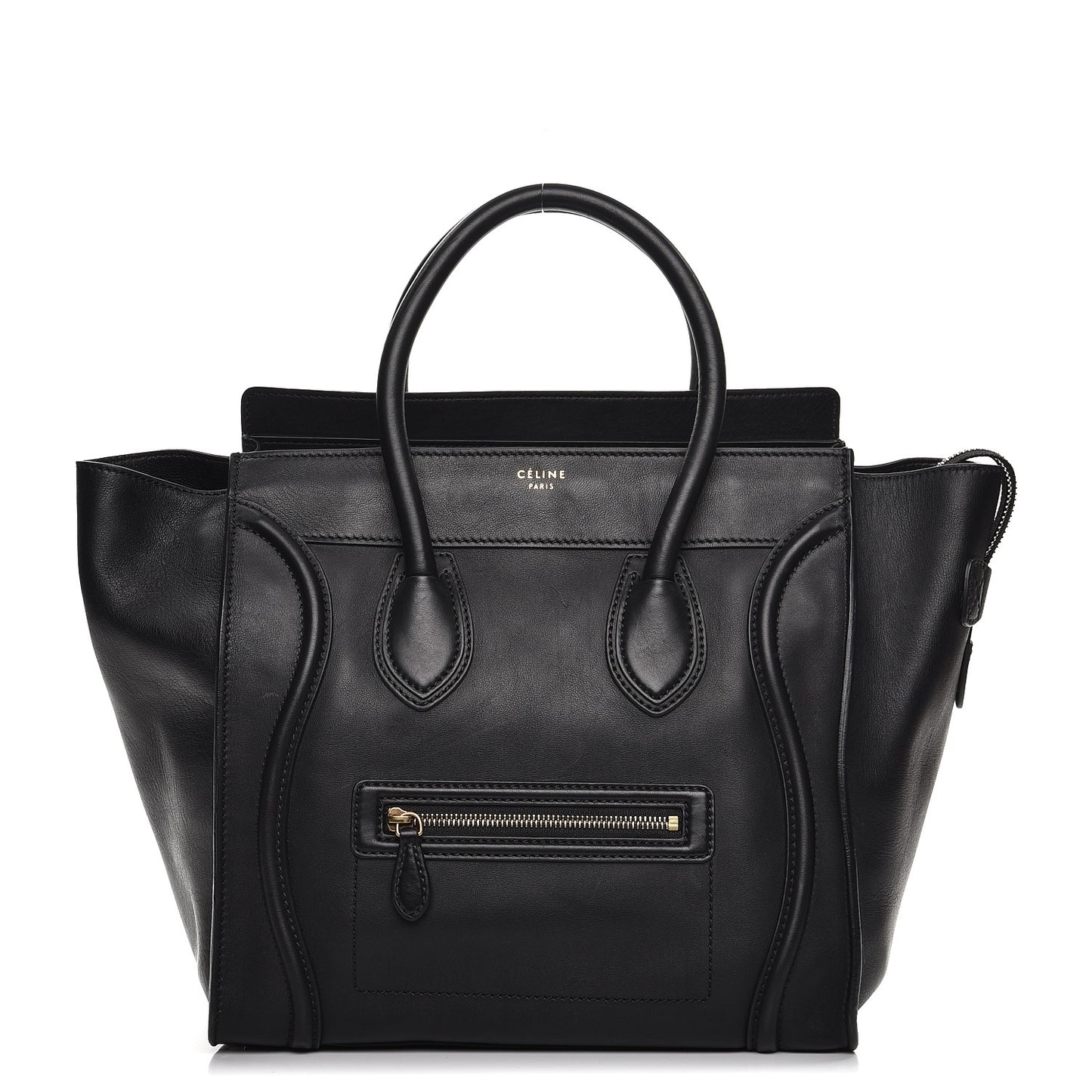 Smooth Calfskin Mini Luggage Black