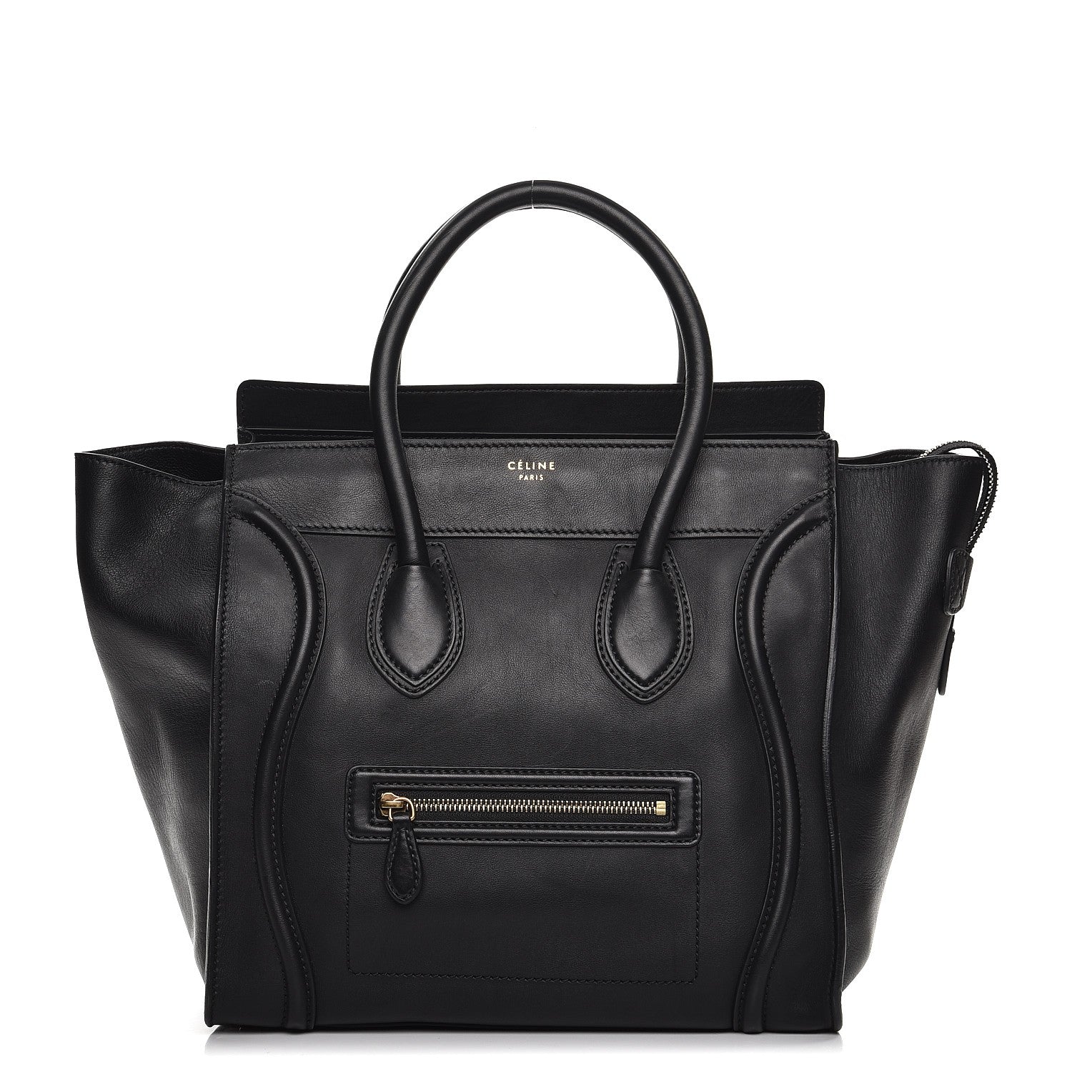 Celine Smooth Calfskin Mini Luggage Black 1 of 9