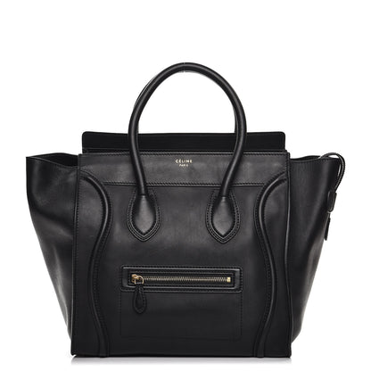 Celine Smooth Calfskin Mini Luggage Black 1 of 9