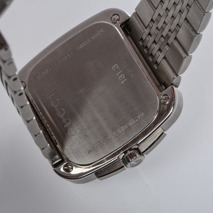 Gucci Stainless Steel 40mm G Coupe Square Quartz Watch Black 7 of 8