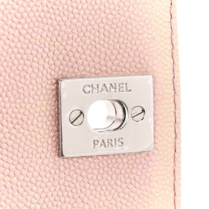 Chanel Iridescent Caviar Quilted Mini Coco Handle Flap Pink 7 of 11