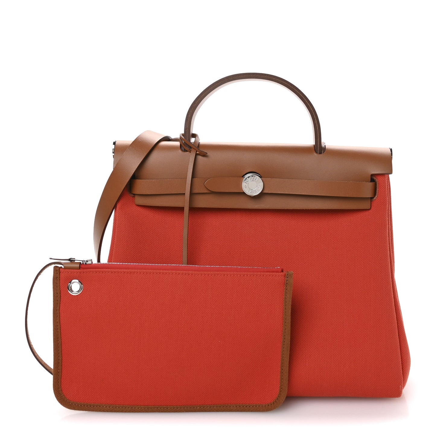 Vache Hunter Toile Herbag Zip Retourne 31 PM Orange Mecano Fauve