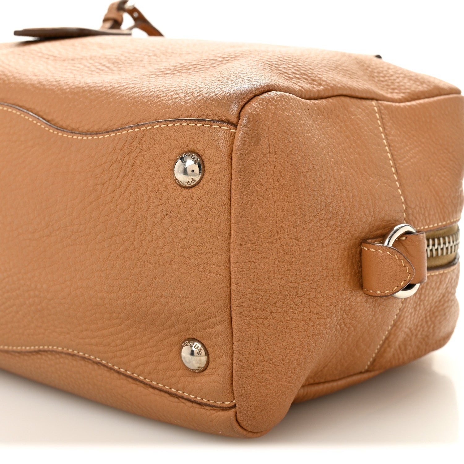 Prada Vitello Daino Tote Sesamo 10 of 11