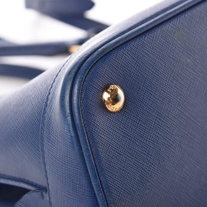 Prada Saffiano Lux Medium Open Promenade Tote Bluette 15 of 19