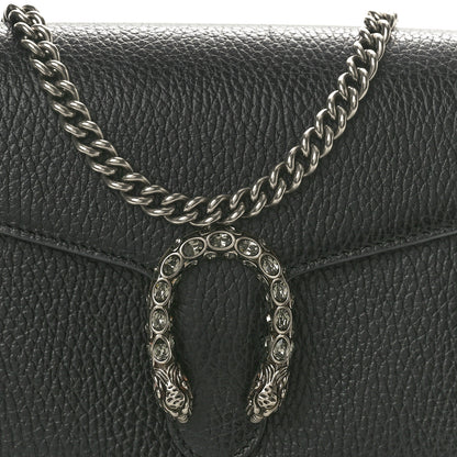 Gucci Calfskin Mini Dionysus Chain Wallet Black 8 of 10