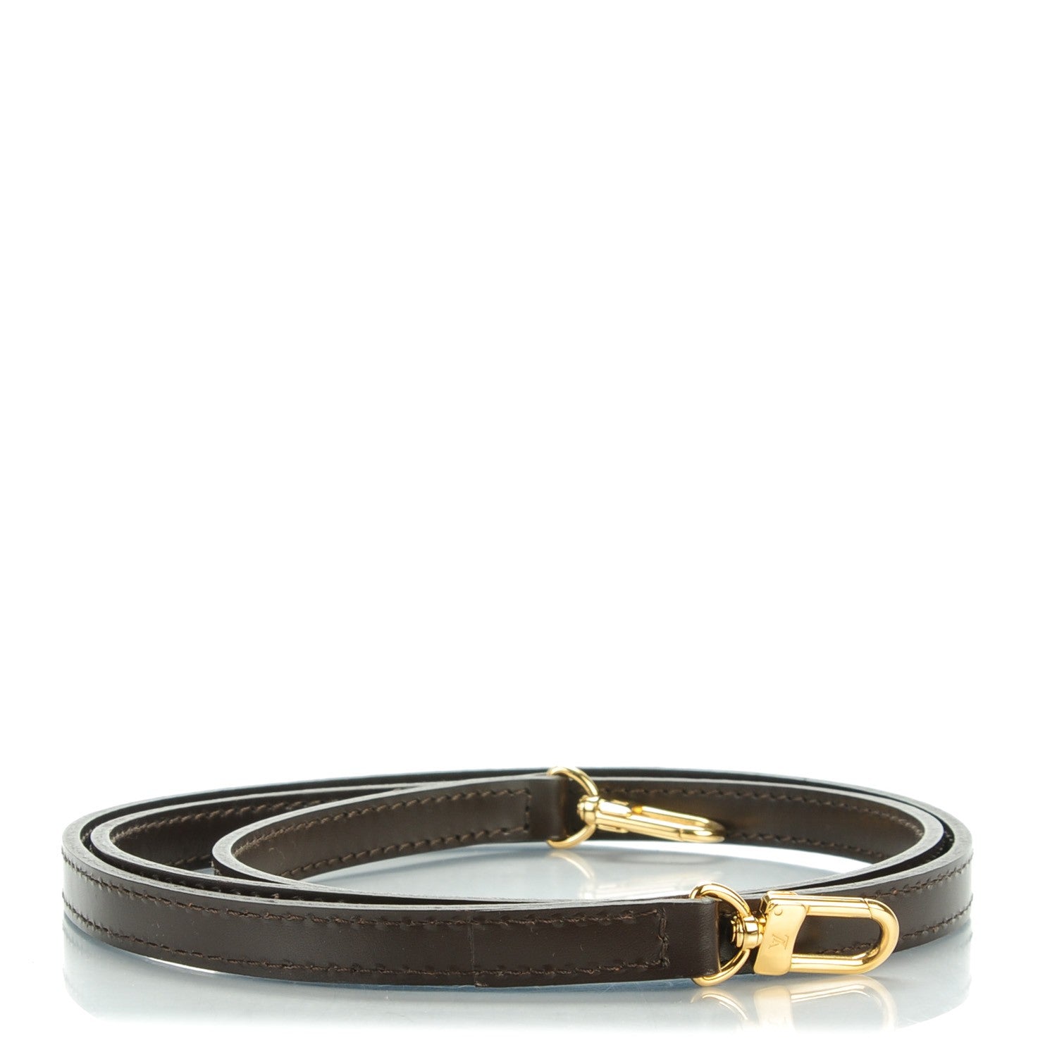 Louis Vuitton Calfskin 12mm Shoulder Strap Brown 1 of 4