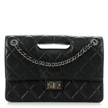 Chanel Washed Lambskin Jumbo Take Away Flap Black 1 of 7